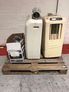 QTY OF ASSORTED ITEMS TO INCLUDE CYCLONE DPACU AIR CONDITIONING, EBAC AIR CONDITIONING