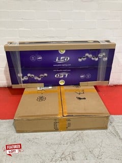 QTY OF ITEMS TO INCLUDE LED CEILING LIGHT & CHANDELIER