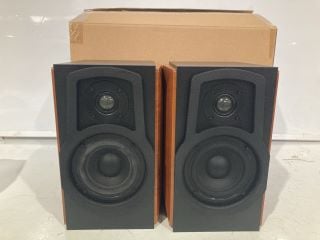 1 X 2 BOOKSHELF SPEAKERS WITH PASSIVE SPEAKER