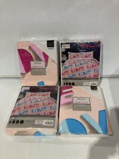 A QTY OF ASSORTED LOVE ISLAND DOUBLE DUVET SETS