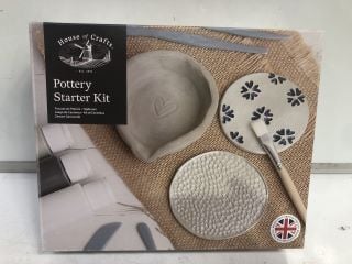 5 X HOUSE OF CRAFTS POTTERY STARTER KIT