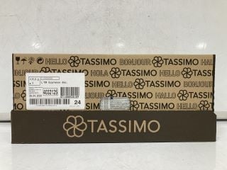 5 X TASSIMO MULTIPACK DECAF PODS 105.6G BBE 28/4/25