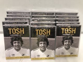 QTY OF DVD'S TO INCLUDE TOSH (THE OFFICIAL STORY OF JOHN TOSHACK)