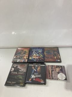 BOX OF ASSORTED DVD'S TO INCLUDE 3-MOVIE COLLECTION THE BEASTMASTER 1 - 3 AND THE COVENANT 18 + ID MAY BE REQUIRED