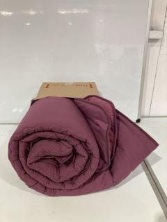 1 X PURPLE DUVET COVER