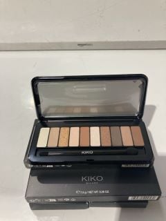 QTY OF KIKO MILANO SOFT NUDE EYESHADOW PALETTE