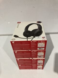 4 X ASSORTED AIRLITE WIRED HEADSET FOR NINTENDO SWITCH