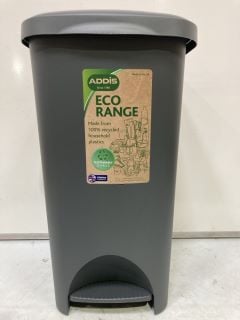 5 X ASSORTED ADDIS ECO RANGE GREY HOUSE BIN