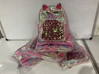 AN ASSORTMENT OF OH MY POP! PINK GIRLS BACKPACK