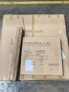 MODANUVO COLUMN TABLE WHITE