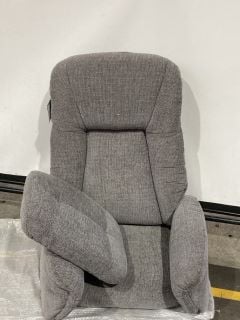 GFA HAWAII SWIVEL RECLINER CHAIR WITH FOOTSTOOL - LILLE CHARCOAL FABRIC RRP £414.40