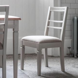 INSIDE OUT LIVING ATLANTIC DINING CHAIR SET OF 2 NEUTRAL RRP £499