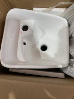 SMALL TOILET SINK WHITE