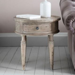 INSIDE OUT LIVING THE COLONIAL SIDE TABLE WITH DRAWER RRP £206