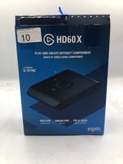 1 X ELGATO HD60 X - STREAM AND RECORD IN 1080P60 HDR10 OR 4K30 WITH ULTRA-LOW LATENCY ON PS5, PS4/PRO, XBOX SERIES X/S, XBOX ONE X/S, IN OBS AND MORE, WORKS WITH PC AND MAC.: LOCATION - TOP 50