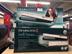 QUANTITY OF HEALTH & BEAUTY ITEMS TO INCLUDE REMINGTON SHINE THERAPY HAIR STRAIGHTENER WITH ADVANCED CERAMIC COATING INFUSED WITH MOROCCAN ARGAN OIL FOR SLEEK & SMOOTH GLIDE, FLOATING PLATES, DIGITAL