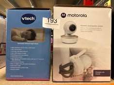 VTECH VM924 VIDEO BABY MONITOR WITH CAMERA, PAN & TILT, BABY MONITOR WITH 5" LCD SCREEN,UP TO 17 HRS BATTERY LIFE,1.33X ZOOM,NIGHT VISION,300M LONG RANGE,SOOTHING SOUNDS,2-WAY TALK,SECURED TRANSMISSI