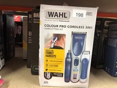 QUANTITY OF HEALTH & BEAUTY ITEMS TO INCLUDE WAHL COLOUR PRO CORDLESS 3 IN 1, HAIR CLIPPERS FOR MEN, FAMILY HAIRCUTTING KIT, HEAD SHAVER, MEN'S HAIR CLIPPERS WITH BEARD TRIMMER, NOSE TRIMMER, PERSONA