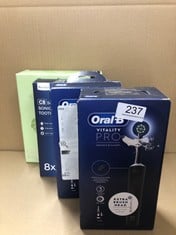 QUANTITY OF HEALTH & BEAUTY ITEMS TO INCLUDE ORAL-B VITALITY PRO ELECTRIC TOOTHBRUSHES ADULTS, BLUE:: LOCATION - RACK B