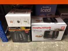 QUANTITY OF KITCHEN & APPLIANCES ITEMS TO INCLUDE MORPHY RICHARDS 220031 HIVE TOASTER BLACK: LOCATION - RACK B