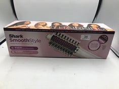 1 X SHARK SMOOTHSTYLE HEATED BRUSH AND COMB, WET & DRY MODES, SMOOTHING HOT AIR BRUSH WITH 3 TEMPERATURES, SOFT & VOLUMINOUS FINISH FOR ALL HAIR TYPES, SILK HT202UK.: LOCATION - TOP 50