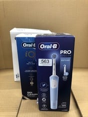 QUANTITY OF HEALTH & BEAUTY ITEMS TO INCLUDE ORAL-B IO3 2X ELECTRIC TOOTHBRUSHES FOR ADULTS, MOTHERS DAY GIFTS FOR HER / HIM, 2 TOOTHBRUSH HEADS & 1 TRAVEL CASE, 3 MODES WITH TEETH WHITENING, 2 PIN U