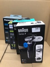 QUANTITY OF HEALTH & BEAUTY ITEMS TO INCLUDE BRAUN SERIES 7 71-B1200S ELECTRIC SHAVER WITH PRECISION TRIMMER: LOCATION - RACK D