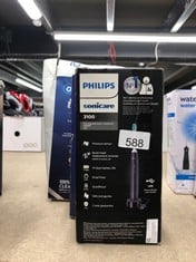 QUANTITY OF HEALTH & BEAUTY ITEMS TO INCLUDE PHILIPS SONICARE 3100 SERIES SONIC ELECTRIC TOOTHBRUSH WITH BRUSH SYNC REPLACEMENT REMINDER (MODEL HX3671/14), BLACK: LOCATION - RACK D