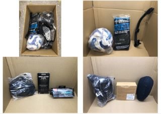 QUANTITY OF SPORT ITEMS TO INCLUDE RDX KNEE PADS: LOCATION - B RACK