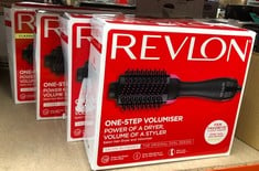 QUANTITY OF HEALTH & BEAUTY ITEMS TO INCLUDE REVLON ONE-STEP HAIR DRYER AND VOLUMISER FOR MID TO LONG HAIR (ONE-STEP, 2-IN-1 STYLING TOOL, IONIC AND CERAMIC TECHNOLOGY, UNIQUE OVAL DESIGN) RVDR5222: