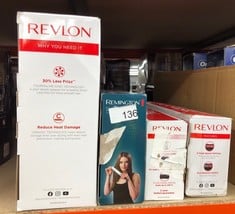 QUANTITY OF HEALTH & BEAUTY ITEMS TO INCLUDE REVLON ONE-STEP HAIR DRYER AND VOLUMISER FOR MID TO LONG HAIR (ONE-STEP, 2-IN-1 STYLING TOOL, IONIC AND CERAMIC TECHNOLOGY, UNIQUE OVAL DESIGN) RVDR5222: