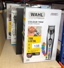 QUANTITY OF HEALTH & BEAUTY ITEMS TO INCLUDE WAHL COLOUR TRIM STUBBLE AND BEARD TRIMMER, TRIMMERS FOR MEN, BEARD TRIMMING KIT, MEN’S STUBBLE TRIMMERS, RECHARGEABLE TRIMMER, MALE GROOMING SET, BEARD C