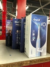 QUANTITY OF HEALTH & BEAUTY ITEMS TO INCLUDE ORAL-B IO3 ELECTRIC TOOTHBRUSH FOR ADULTS, MOTHERS DAY GIFTS FOR HER / HIM, 1 TOOTHBRUSH HEAD, 3 MODES WITH TEETH WHITENING, 2 PIN UK PLUG, BLUE: LOCATION