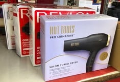 QUANTITY OF HEALTH & BEAUTY ITEMS TO INCLUDE REVLON ONE-STEP HAIR DRYER AND VOLUMISER FOR MID TO LONG HAIR (ONE-STEP, 2-IN-1 STYLING TOOL, IONIC AND CERAMIC TECHNOLOGY, UNIQUE OVAL DESIGN) RVDR5222: