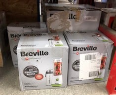 QUANTITY OF KITCHEN & APPLIANCES ITEMS TO INCLUDE BREVILLE BLEND ACTIVE PERSONAL BLENDER & SMOOTHIE MAKER | 350W | 2 PORTABLE BLEND ACTIVE BOTTLES (600ML) | LEAK PROOF LIDS | WHITE & GREEN [VBL246]: