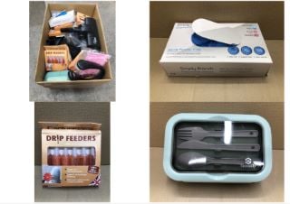 QUANTITY OF TOOLS & HOME IMPROVEMENT ITEMS TO INCLUDE BLUE MEDICAL GRADE NITRILE GLOVES - STRONG, MULTI-PURPOSE, POWDER FREE SIMPLY SANITIZE X-LARGE NITRILE GLOVES - BNG004 - 100PK: LOCATION - D RACK