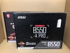 MSI B550-A PRO GAMING MOTHERBOARD & MSI B550 GAMING GEN3 GAMING MOTHERBOARD: LOCATION - D RACK