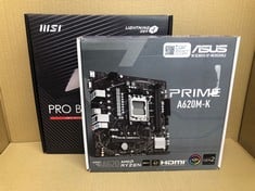 ASUS PRIME A620M-K (SOCKET AM5/A620/DDR5/SATA 6GB/S/MICRO ATX) & MSI PRO B650M-P GAMING MOTHERBOARD: LOCATION - D RACK