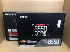 MSI B550-A PRO GAMING MOTHERBOARD & GIGABYTE B550 GAMING X V2 MOTHERBOARD: LOCATION - D RACK