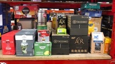 QUANTITY OF FOOD & DRINK ITEMS TO INCLUDE LAVAZZA, A MODO MIO QUALITA ROSSA, 96 COFFEE CAPSULES, WITH CHOCOLATE AND DRIED FRUIT NOTES, ARABICA AND ROBUSTA, INTENSITY 10/13, MEDIUM ROASTING, COMPOSTAB