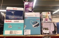 QUANTITY OF KITCHEN & APPLIANCES ITEMS TO INCLUDE TEFAL ACCESS STEAM HANDHELD CLOTHES STEAMER, NO IRONING BOARD NEEDED, 2 STEAM LEVELS, SANITISING STEAM, BLACK & ROSE GOLD, DT8103: LOCATION - E RACK