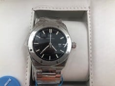 MENS BERNARD REINHARDT WATCH 316 STAINLESS STEEL CASE & STRAP SWISS MOVEMENT SAPPHIRE CRYSTAL 5ATM WATER RESISTANT GIST BOX EST £960:: LOCATION - TOP 50 RACK