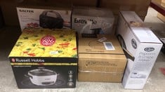 QUANTITY OF KITCHEN & APPLIANCES ITEMS TO INCLUDE 0 X RUSSELL HOBBS 27040 LARGE RICE COOKER - UP TO 14 SERVINGS WITH STEAMER BASKET, MEASURING CUP AND SPOON INCLUDED, DISHWASHER SAFE PARTS, 500 W, WH