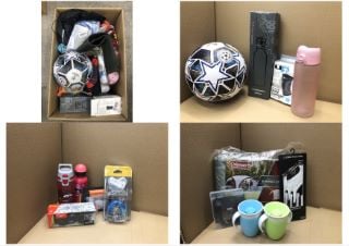 QUANTITY OF SPORTS & EXERCISE ITEMS TO INCLUDE UEFA CHAMPIONS LEAGUE FOOTBALL, SIZE 5, OFFICIALLY LICENSED BY HY-PRO, TRAINING, MATCH, MERCHANDISE, COLLECTIBLE FOR KIDS AND ADULTS, GREAT FOOTBALL GIF