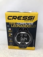 CRESSI LEONARDO DIVE COMPUTER ONE SIZE BLACK.: LOCATION - TOP 50 RACK