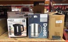 QUANTITY OF KITCHEN & APPLIANCES ITEMS TO INCLUDE TOWER T10037BLK JUG KETTLE WITH RAPID BOIL, 3000W, BLACK, 1.7 L: LOCATION - F RACK