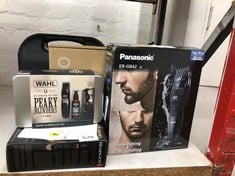 QUANTITY OF HEALTH & BEAUTY ITEMS TO INCLUDE PANASONIC ER-GB42 WET & DRY ELECTRIC BEARD TRIMMER FOR MEN WITH 20 CUTTING LENGTHS, STANDARD UK 3 PIN PLUG, BLACK, 50 MIN USAGE: LOCATION - E RACK