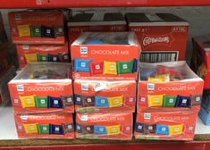 QUANTITY OF FOOD & DRINK ITEMS TO INCLUDE RITTER SPORT VARIETY MINI'S SHARE BOX [PACKAGING MAY VARY]: LOCATION - E RACK