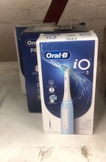 QUANTITY OF HEALTH & BEAUTY ITEMS TO INCLUDE ORAL-B IO3 ELECTRIC TOOTHBRUSH FOR ADULTS, MOTHERS DAY GIFTS FOR HER / HIM, 1 TOOTHBRUSH HEAD, 3 MODES WITH TEETH WHITENING, 2 PIN UK PLUG, BLUE: LOCATION