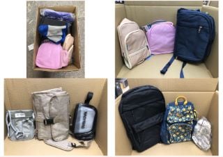 QUANTITY OF BAGS TO INCLUDE JACK WOLFSKIN BACKPACK: LOCATION - A RACK